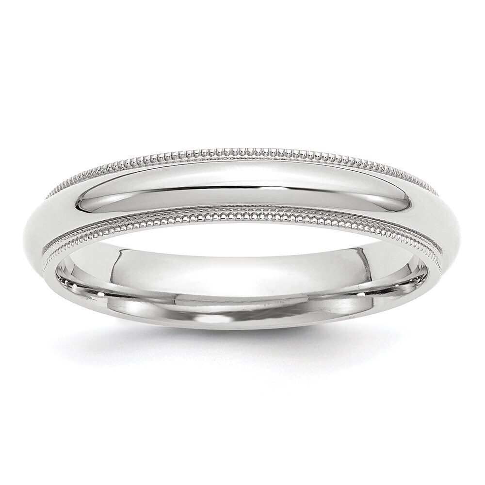 Kazi Luxury 14KW 4mm Milgrain Comfort Fit Band Size 7